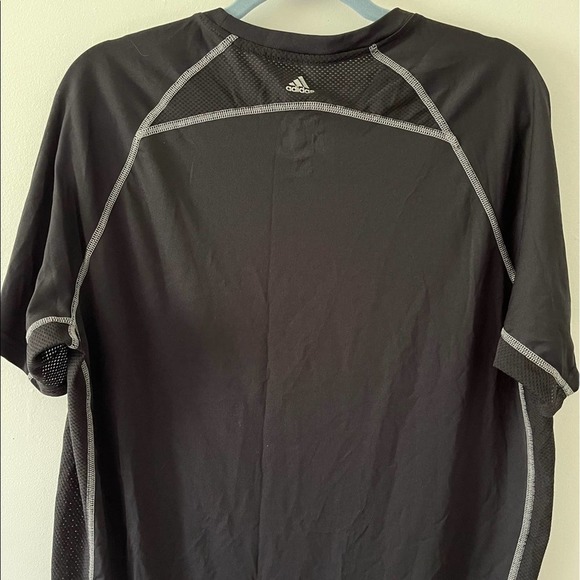 Adidas Men's XL (46-48) Black Stay Cool Climacool Shirt - Picture 5 of 12